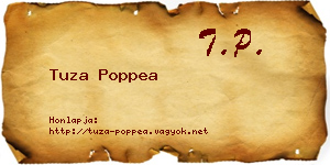 Tuza Poppea névjegykártya